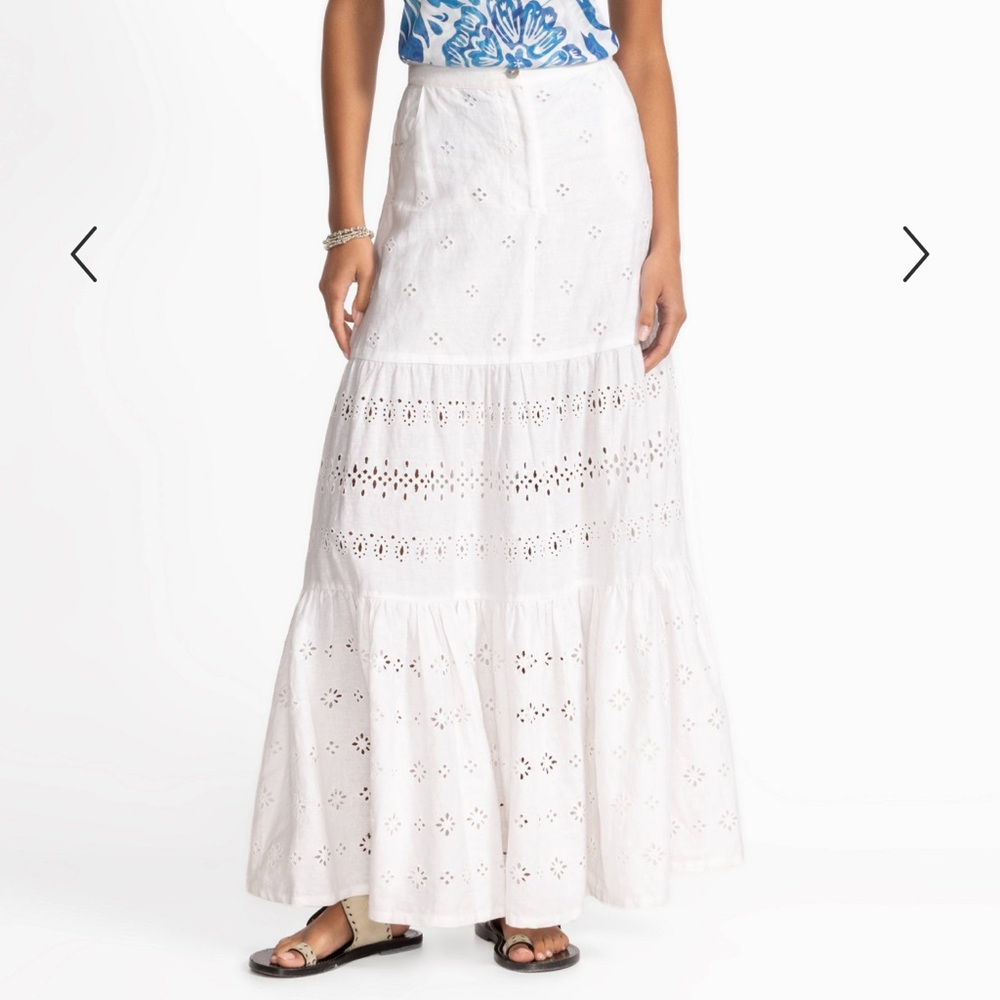 Johnny Was Cielito Tiered Skirt - Picture 2 of 9
